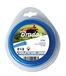 Волосінь для тримера Bradas TRIMMER "зірка" 1,3мм х 15м ZTG1315B