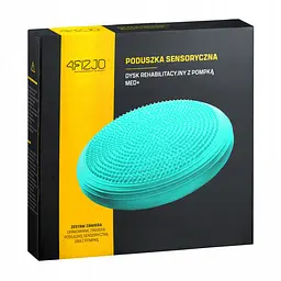 Балансувальна подушка-диск 4FIZJO MED+ 33 см сенсомоторна, масажна Mint (P-5907739313836) - мініатюра 3