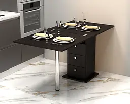 Кухонний стіл Gamma Style РОЗМАРИН Дуб Венге (700x700x750) - мініатюра 4