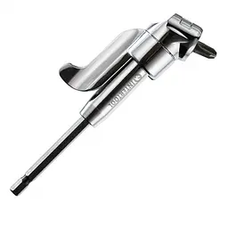 Кутовий адаптер для викруткових насадок, 1/4", Cr-V INTERTOOL VT-0106 - мініатюра 4