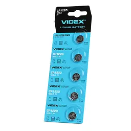 Батарейка літієва Videx CR1220 5шт BLISTER CARD VIDEX (23429-000)