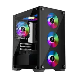 Корпус для ПК 1stPlayer X2-M-BK-4F1 - мініатюра 6