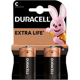 Лужні батарейки Duracell 1.5 V C LR14/MN1400, 2 шт. (706009) - мініатюра 2