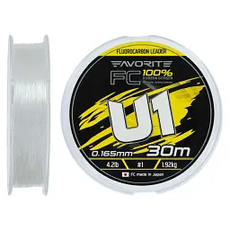 Флюорокарбон Favorite U1 FC 30 м 1.0/0.165 мм 4.2 lb/1.92 кг