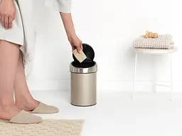 Бак для сміття Brabantia Touch Bin, 3 л, бежевий (304668) - мініатюра 5