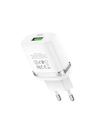 Мережевий зарядний пристрій Hoco ЦБ-00218831 C12Q USB QC білий - мініатюра 2