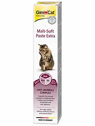 Паста для вывода шерсти у кошек GimCat Malt-Soft Extra, 50 г