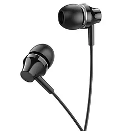 Навушники Borofone BM74 Singer universal earphones with microphone чорні - мініатюра 2