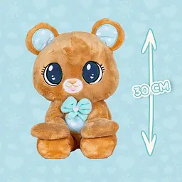Уцінка. М’яка іграшка Peekapets Ведмедик коричневий 30 см (907867)  - мініатюра 6