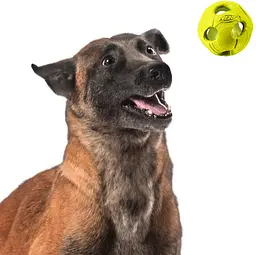 Іграшка-м'яч для собак середніх і великих порід Nerf Dog Rubber Bash Ball з LED підсвіткою - мініатюра 5