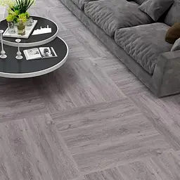 Самоклеюча вінілова плитка 3D Loft попелясте дерево, ціна за 1 шт. (СВП-003) - мініатюра 5