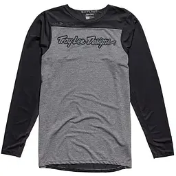 Велоджерсі Troy Lee Designs Skyline LS Jersey Signature Grey/Black M (1106-341917003)