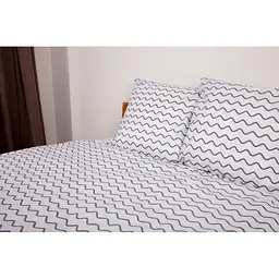 Комплект постільної білизни ТЕП Happy Sleep Duo Pearl Dream - Grey полуторний білий з сірим (2-04008_26620) - мініатюра 2