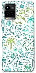 TPU чохол Demsky Dino pattern для Vivo Y21 / Y33s