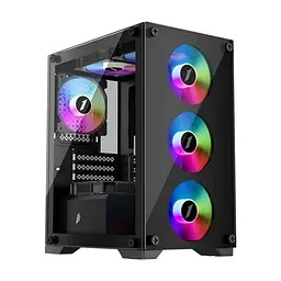 Корпус для ПК 1stPlayer X2-M-BK-4F1