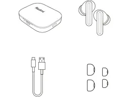 Навушники TWS Xiaomi Redmi Buds 5 Sunny Snow White (BHR7626CN) - мініатюра 7