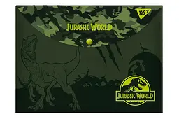 Папка-конверт YES Jurassic World для документів та зошитів А4 з кнопкою (491739)