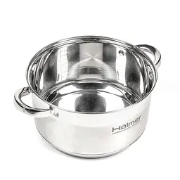 Каструля з кришкою Holmer CR-12560-SS , 6 л (CR-12560-SS) - мініатюра 2