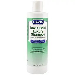 Шампунь Davis Best Luxury Shampoo девіс бест лакшері для блиску вовни у собак та котів 355 мл