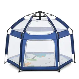 Дитячий манеж MR 1512 Sapphire Blue 146×127×110 см