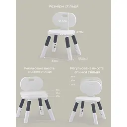 Дитячий стілець Poppet Мультиплей Індиго (PP-011IM) - мініатюра 5