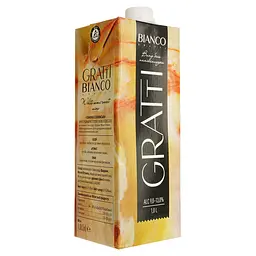 Вино Gratti Bianco біле напівсолодке 1 л  - мініатюра 2