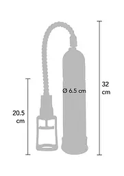 Вакуумна помпа ToyJoy Pump Master, 32 см (чорний) - мініатюра 2