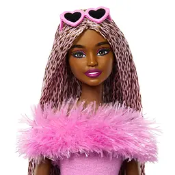 Лялька Barbie Deluxe style Barbiecore Модниця у костюмі з пір'ям (HYV28) - мініатюра 4