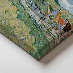 Інтер'єрна картина Халупки, Вінсент ван Гог, Vincent van Gogh, Thatched Cottages, інтер'єрний декор, 60×80 см (id6662) - мініатюра 4