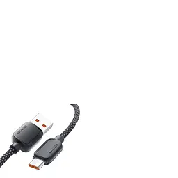 Кабель Essager Breeze USB Cable USB-A to Type C 1M 100W Black - мініатюра 2