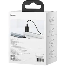 Зарядний пристрій Baseus Super Si Quick Charger 1C 25W Black (CCSP020101) - мініатюра 6
