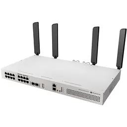 Комутатор Mikrotik CRS418-8P-8G-2S+5axQ2axQ-RM 17xGig Eth ports 8 with 802.3af/at PoE-out support - мініатюра 2