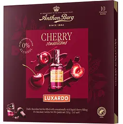 Шоколадні пляшечки Anthon Berg Luxardo Cherry Sensations 10шт 155г