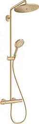 Душова система з термостатом Hansgrohe Croma Select S Showerpipe 280 1jet brushed bronze 26890140