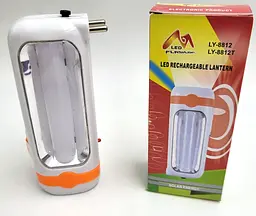 LED лампа акумуляторний ліхтар з боковою COB панеллю UKC LY-8812 - мініатюра 2