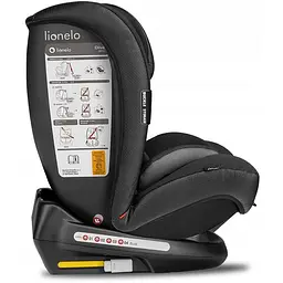 Автокрісло Lionelo Oliver 9-36 кг Isofix Black - мініатюра 3