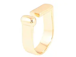 Каблучка XUPING Позолота 18K "Роз'ємна шинка" (261069) р.18-19 - мініатюра 2