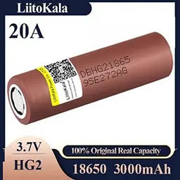 Акумулятор батарейка високострумовий 18650 LiitoKala Lii-HG2 3000mah 1 штука