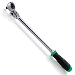 Ключ-тріскачка 1/2" 72 зуби з шарніром супердовга Toptul hoz0007084