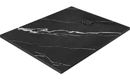 Душовий піддон Rea Magnum 80x100 carrara black REA-K7007, Мармур