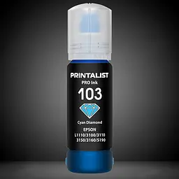Чорнило PRINTALIST 103 для Epson L3100/3110/3150 70г Cyan водорозчинне (PL103C) - мініатюра 4