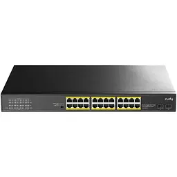 Комутатор Cudy GS1028PS2 24-Gigabit PoE+ Switch with 4 Uplink Gig Ports and 2 Gig SFP Slots 300W