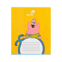 Зошит Kite Sponge Bob, 12 аркушів, коса лінія (SB26-235) - мініатюра 9