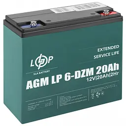Акумулятор LogicPower LP 6-DZM-20 Ah AGM - мініатюра 3
