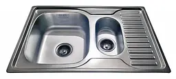 Кухонна мийка Romzha Petrika 1.5C Satin RO49669, Сірий - мініатюра 9