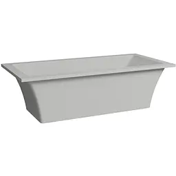 Ванна окремостояча матова Amidicon Tytul 185x85 з литого каменю TYTUL_185_MAT, Білий матовий