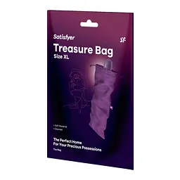 Мішечок для зберігання іграшок Satisfyer Treasure Bag XL Violet Satisfyer IG059952; SX0553 98414 - мініатюра 3