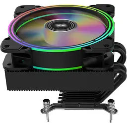 2E Gaming Процесорний кулер Air Cool AC120T4-ARGB, LGA1700, 1200, 115x, 1366, AM5, AM4, AM3, AM3+, 4pin PWM, 3pin +5VARGB, TDP 130W