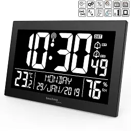 Годинник настінний Technoline WS8017 Black (WS8017) - мініатюра 2