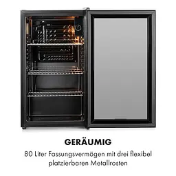 Холодильник для напоїв Klarstein Beersafe XXL Onyx (10034848) - мініатюра 3